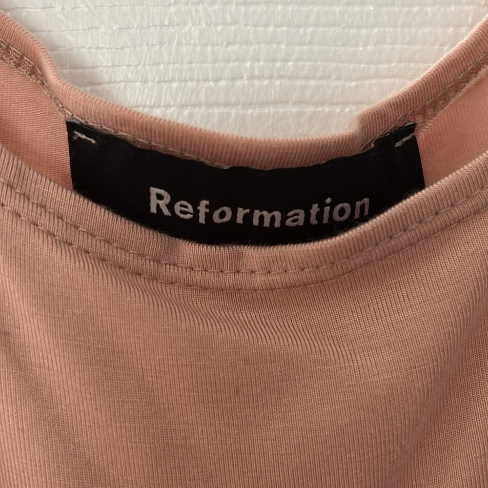 Reformation Blush Pink Maxi Dress - Picture 2 of 3